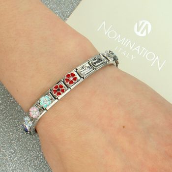 Charms NOMINATION Czerwony Mak Silver 925 black.jpg